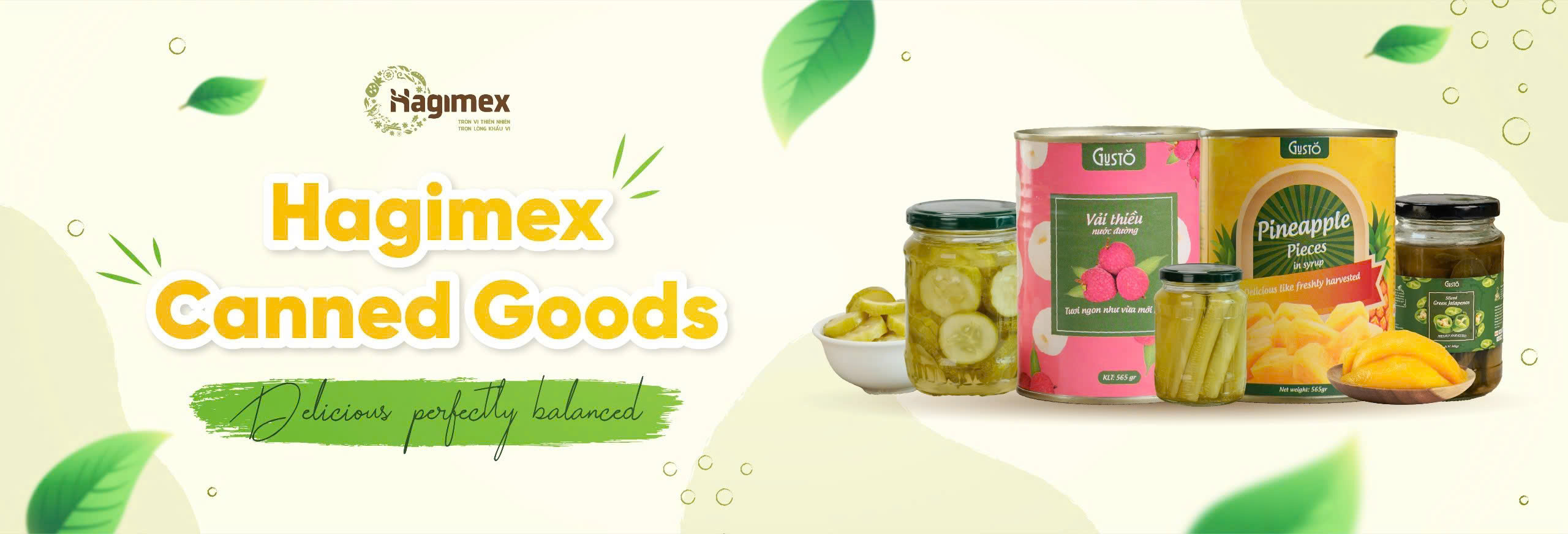 Canned products at Hagimex