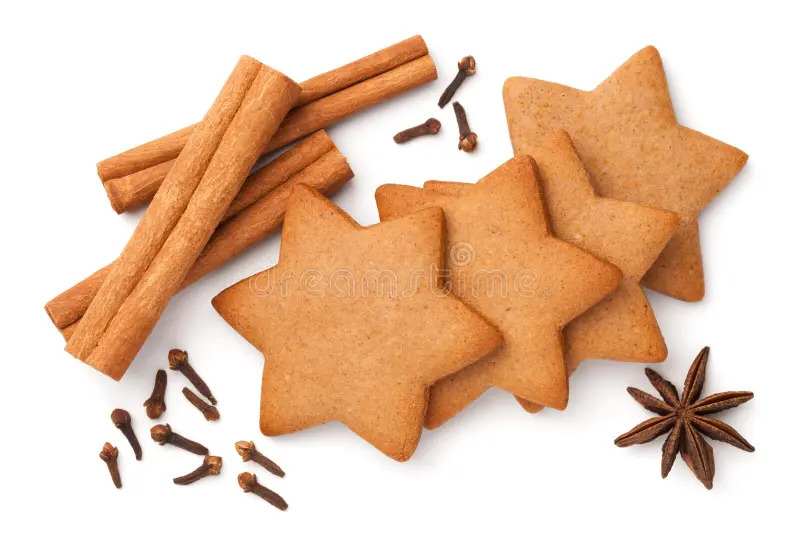 Ginger Cinnamon Star Cookies