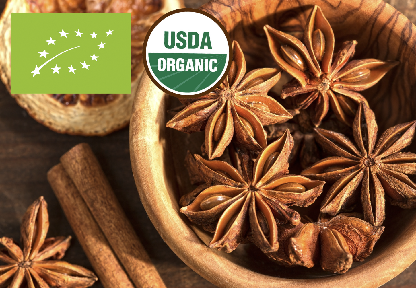 Organic standards for cinnamon and anise at Hagimex JSC