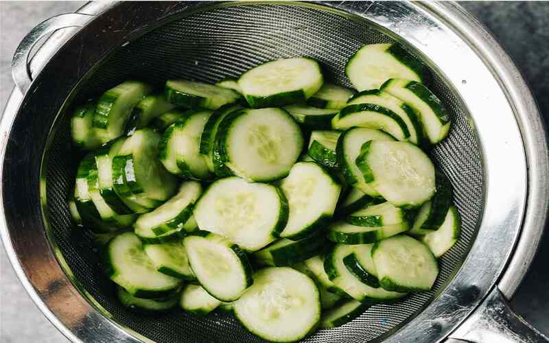 Salted cucumber