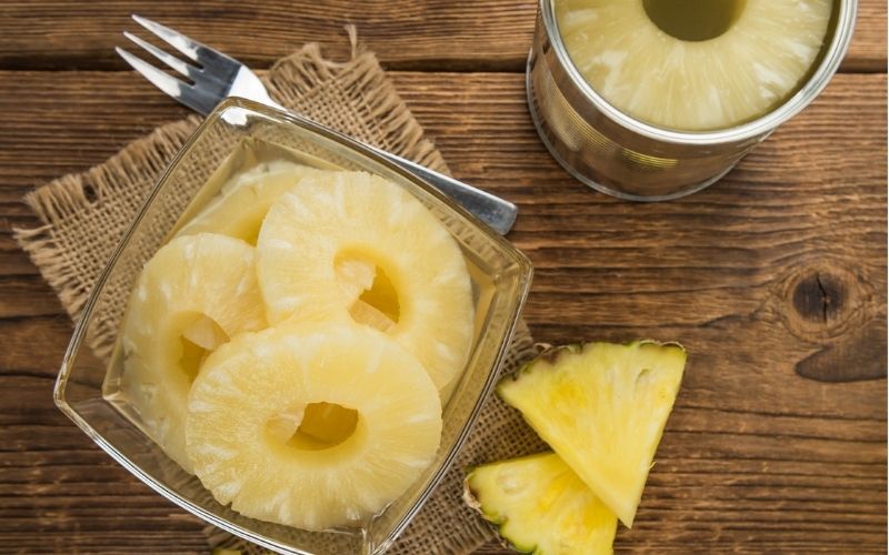 Bromelain Content in Canned Pineapple